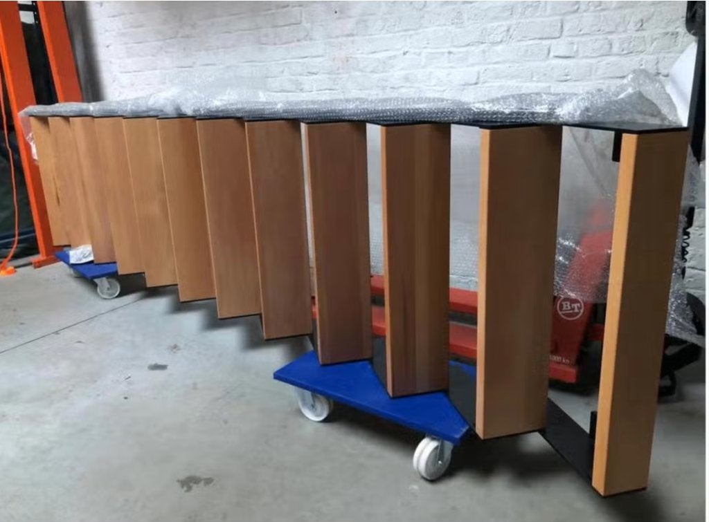Steel look Trap plaatsbesparend, Doe-het-zelf en Bouw, Ladders en Trappen, Ophalen, Gebruikt, Trap
