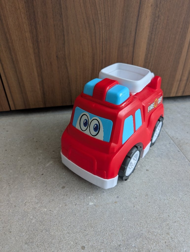 Speelgoedauto brandweer, Ophalen, Gebruikt
