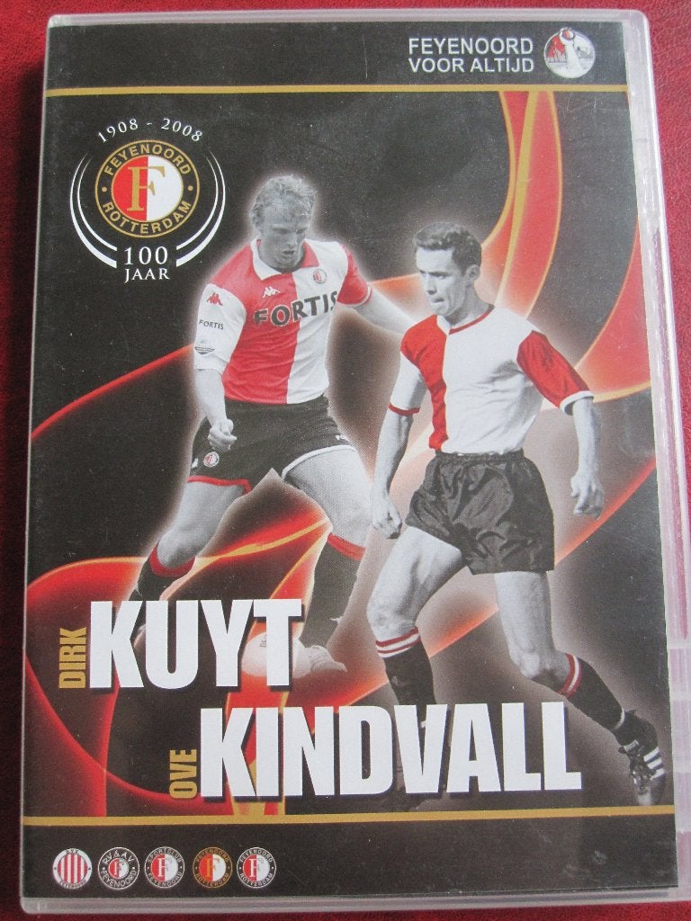 Feyenoord - Dirk Kuyt et Ove Kindvall, CD & DVD, DVD | Sport & Fitness, Comme neuf, Documentaire, Football, Tous les âges, Enlèvement ou Envoi