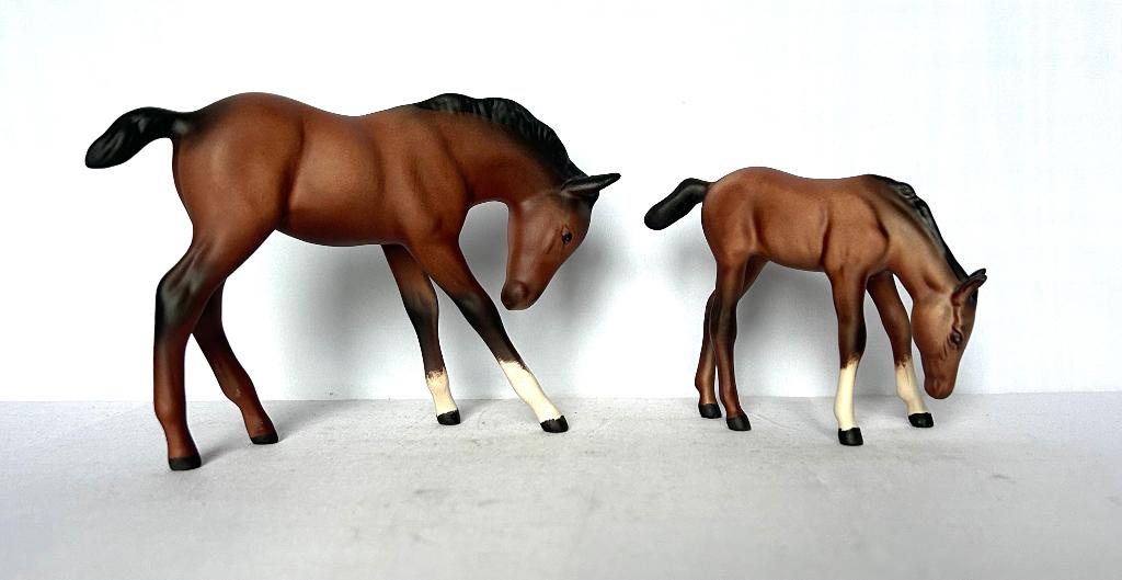 Royal Doulton England porselein paar paarden young spirit, Antiek en Kunst, Antiek | Porselein, Ophalen of Verzenden