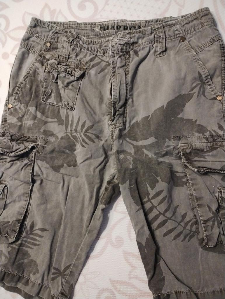 Korte camouflage broek Charbon maat M, Ophalen of Verzenden, Maat 48/50 (M)
