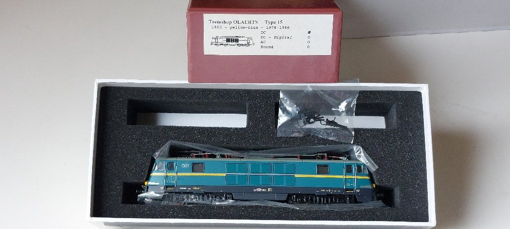 SNCB/NMBS TREINSHOP OLAERTS LOCO ELEKTRISCH SERIE 1501*HO/DC, Overige merken, Verzenden, Zo goed als nieuw, Analoog