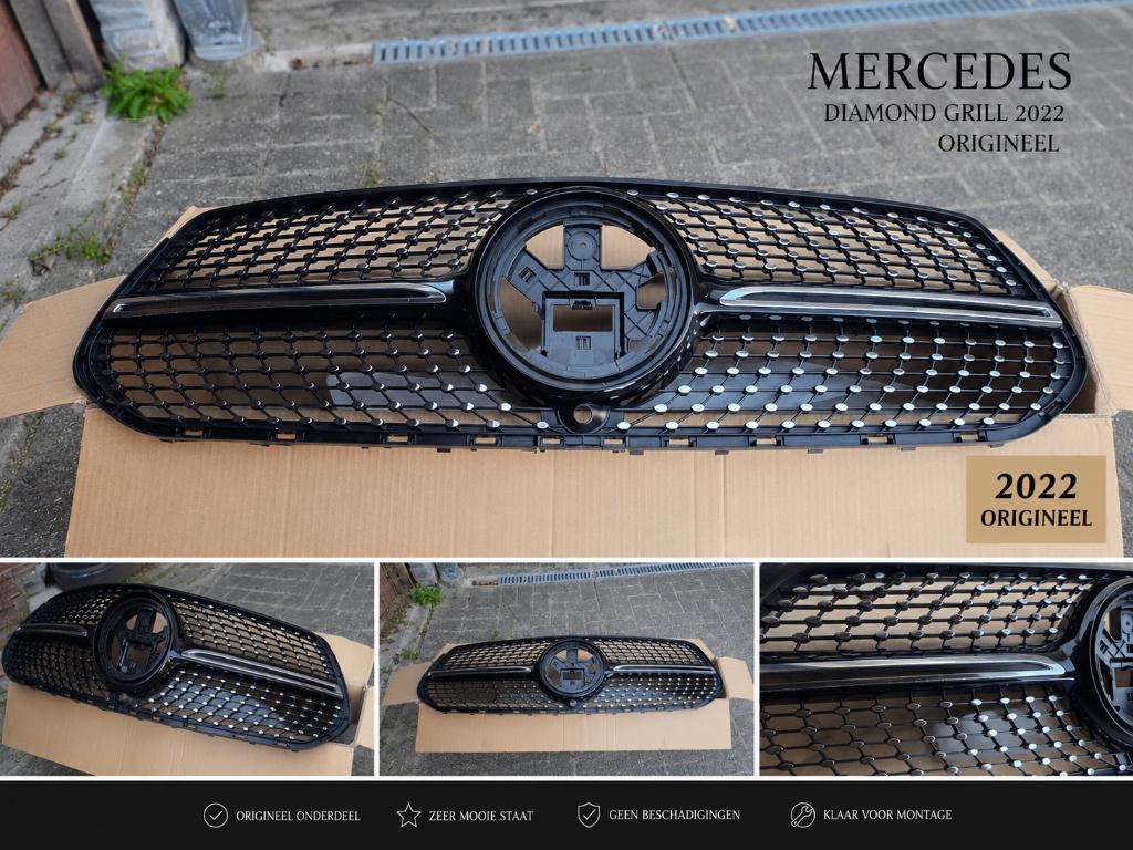 Calandre originale noire brillante pour Mercedes GLE  2022, Neuf, Pare-chocs, Mercedes-Benz, Enlèvement