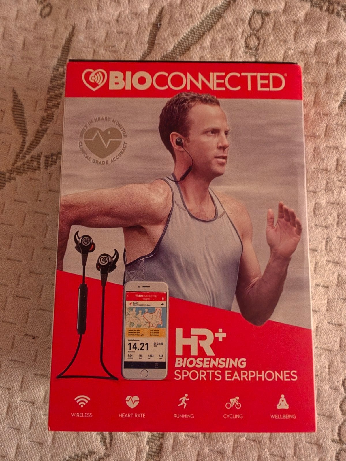 BioConnected HR+ Biosensing Sport Earphones, Sports & Fitness, Cardiofréquencemètres, Enlèvement ou Envoi, Comme neuf, Autres marques