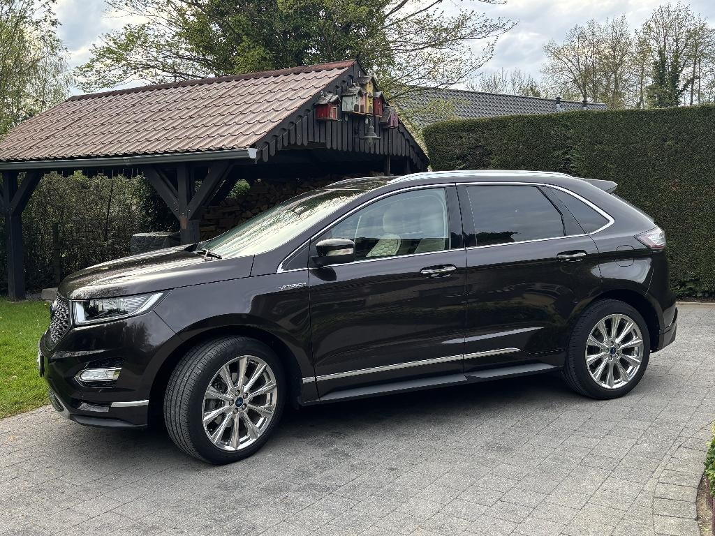 Mooie Ford Edge 2017 67.000 Km, Auto's, Ford, Automaat, Particulier, 2000 cc, Beige