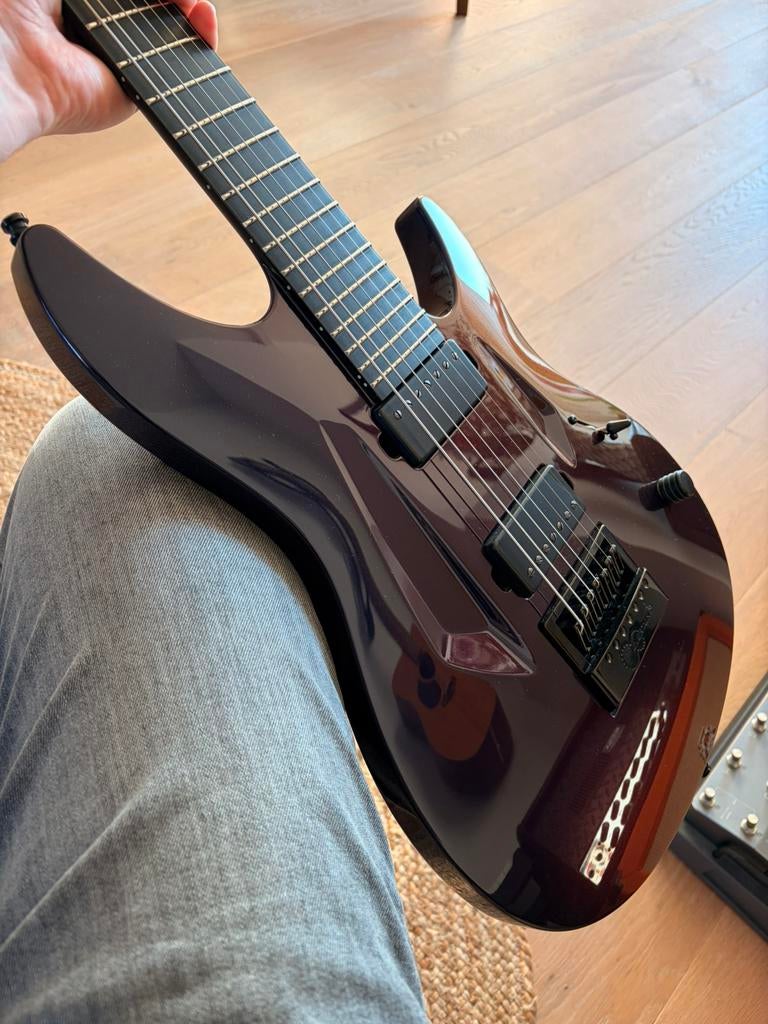 Aristides 070 Evertune Midnight Purple custom, Enlèvement ou Envoi, Comme neuf, Gibson