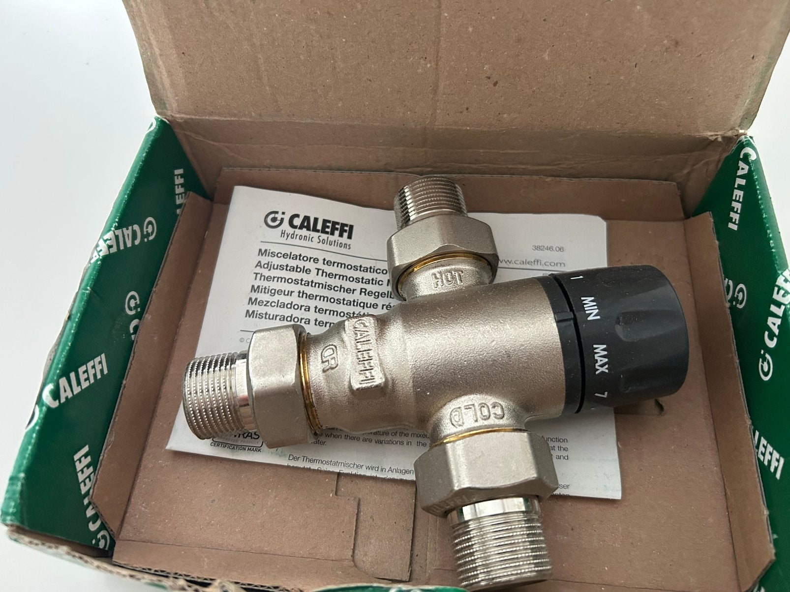 thermostatisch mengventiel Caleffi 521, Enlèvement, Neuf
