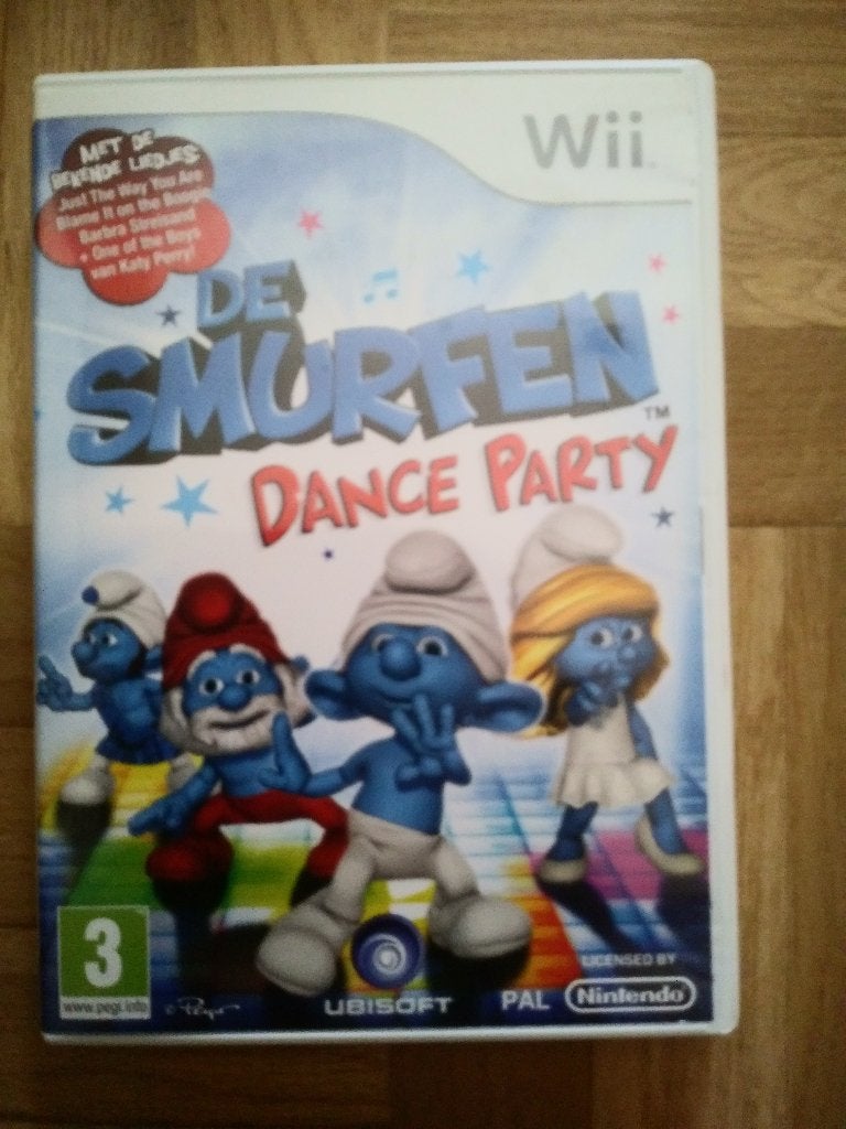 De Smurfen dance Party, spel voor de Wii, Ophalen of Verzenden, Zo goed als nieuw, Eén computer, Sport