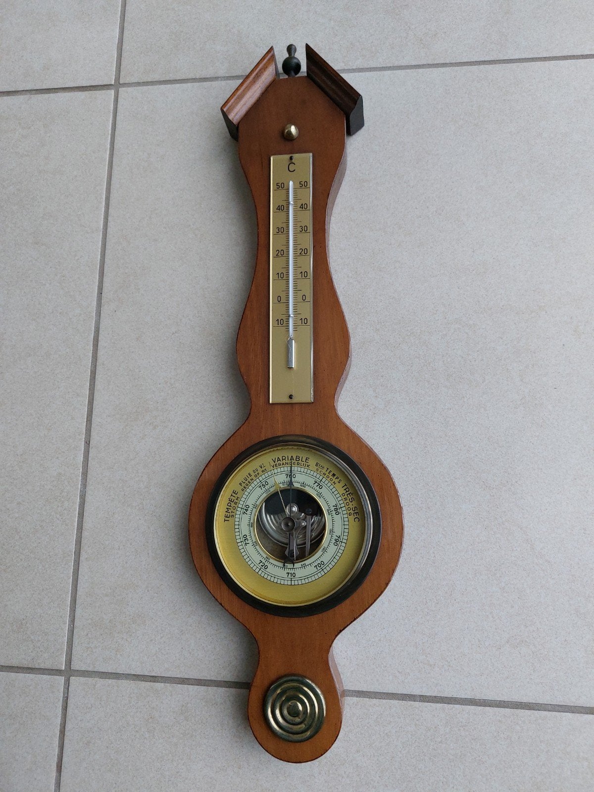 barometer, Ophalen, Barometer