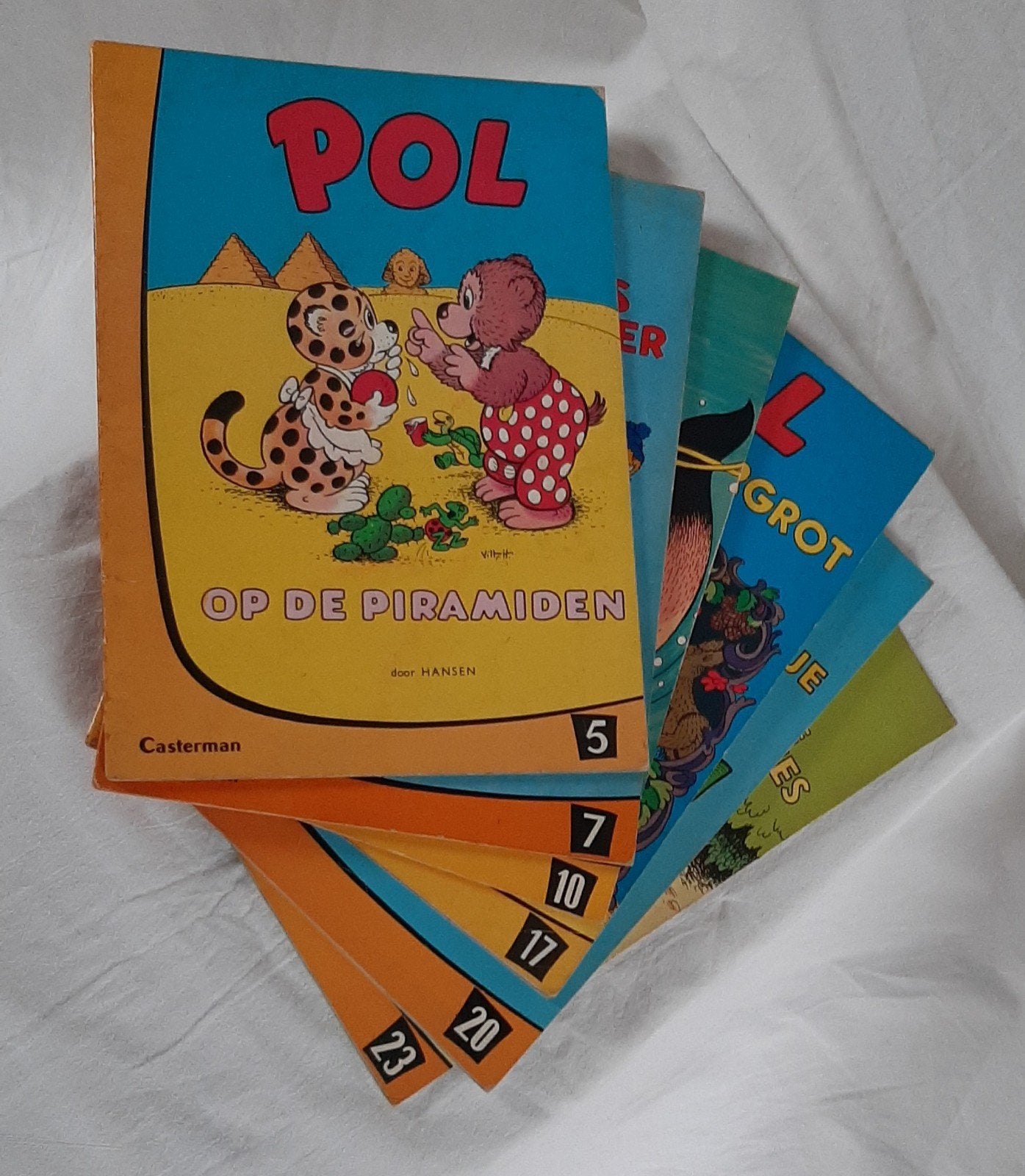 6 boekjes over Pol, Ophalen of Verzenden, Gelezen, Carla en Vilhelm Hansen