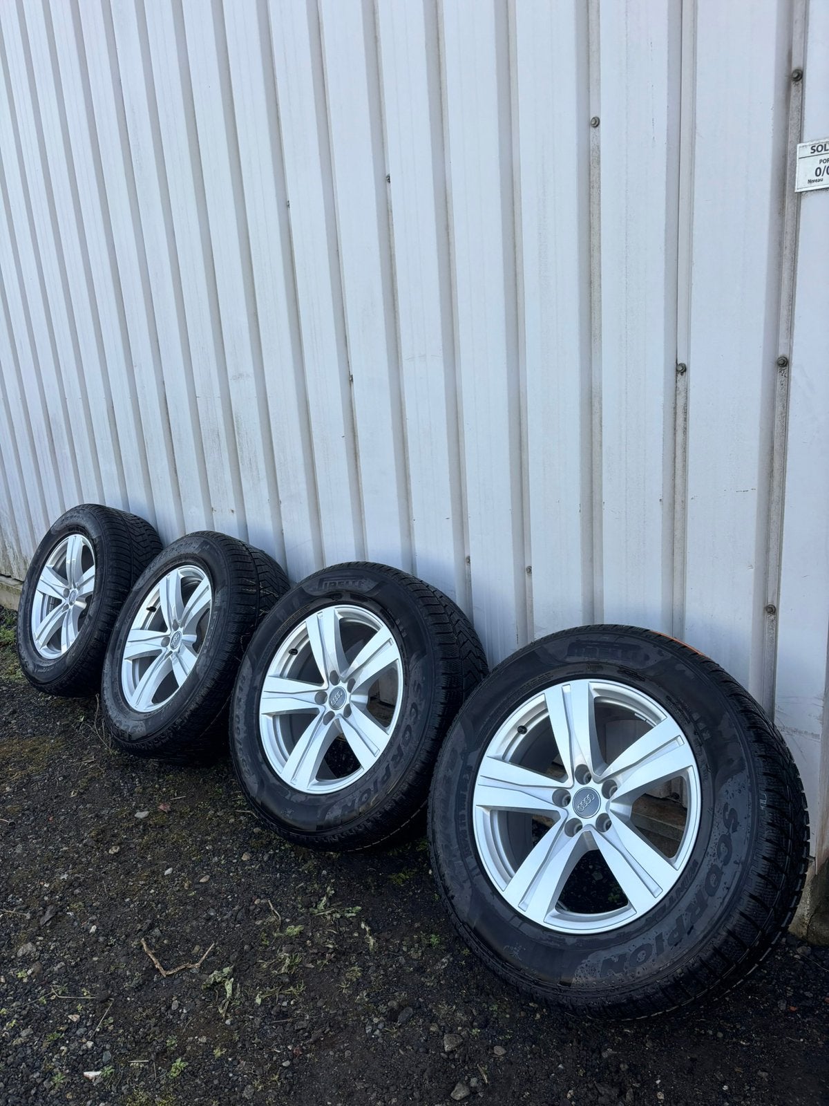 Jantes Audi 18p, Enlèvement