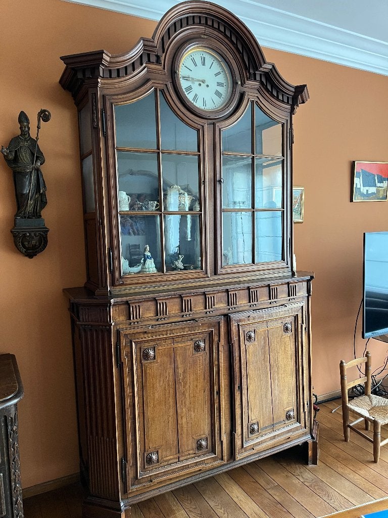 Vitrine avec horloge, 25 à 50 cm, 100 à 150 cm, Enlèvement, Utilisé