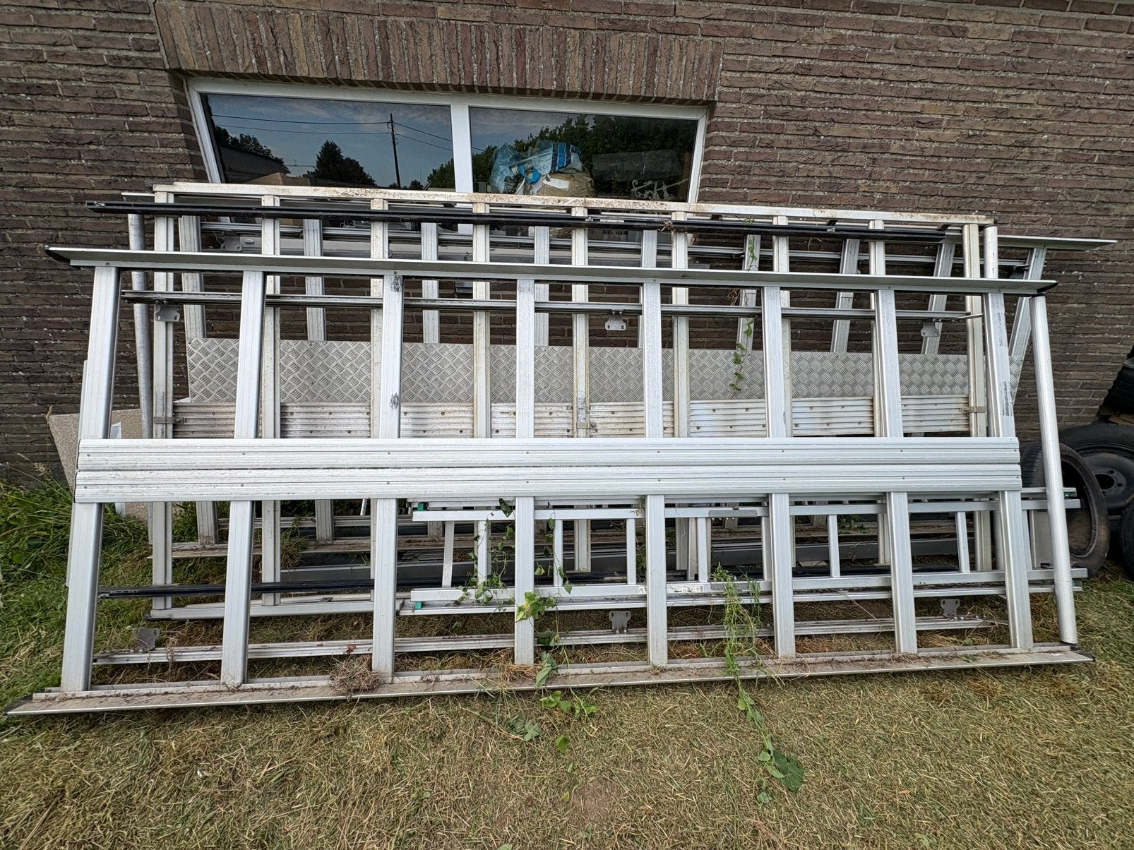 3 Aluminiumladderrek voor Renault Master/Fiat Ducato, Ophalen, Gebruikt, Renault