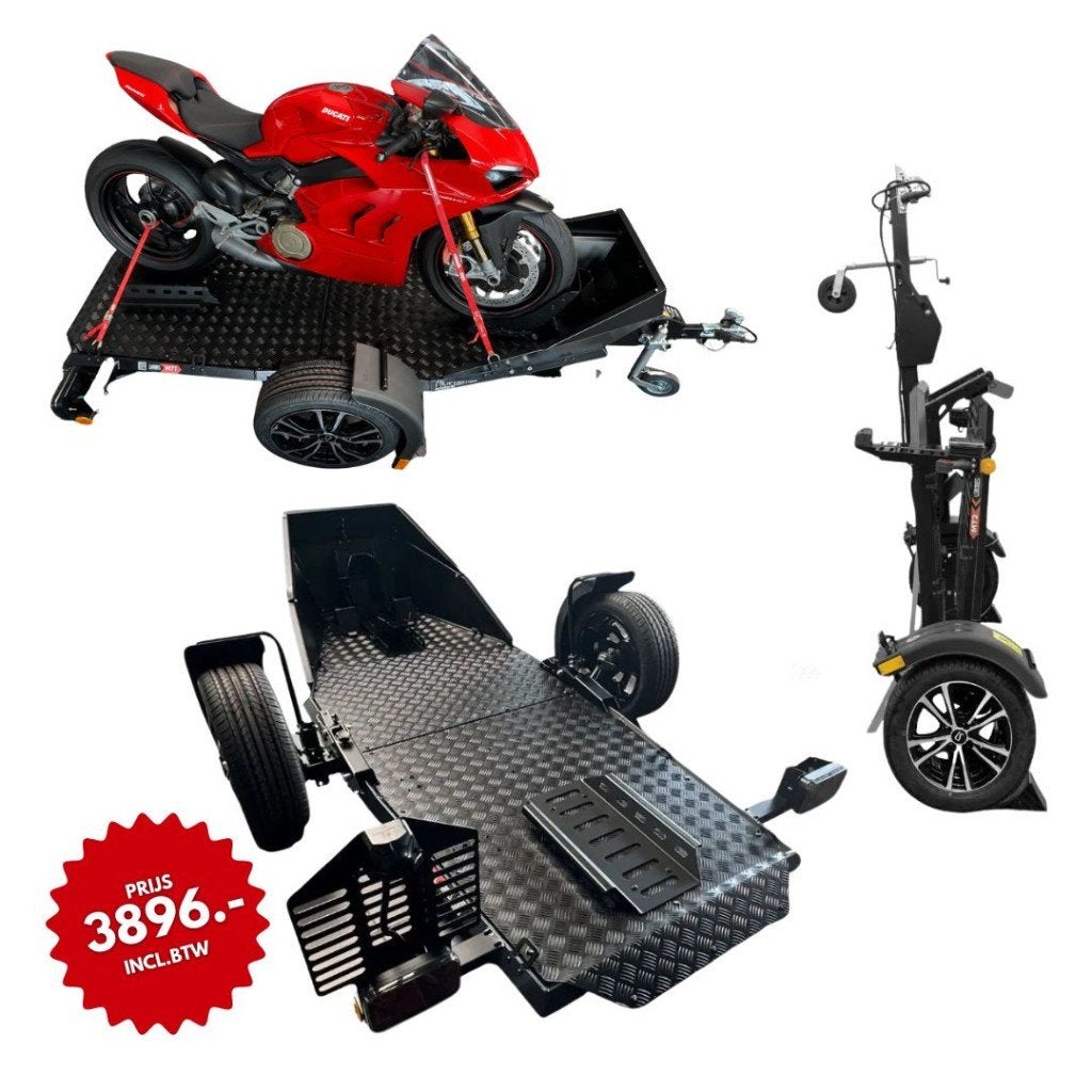 Remorque de moto Remorque de moto abaissable de 750 kg, Autos : Divers, Remorques, Enlèvement, Neuf