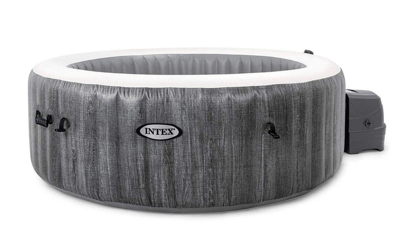 Intex purespa greywood Deluxe, Tuin en Terras, Ophalen, Gebruikt, Opblaasbaar