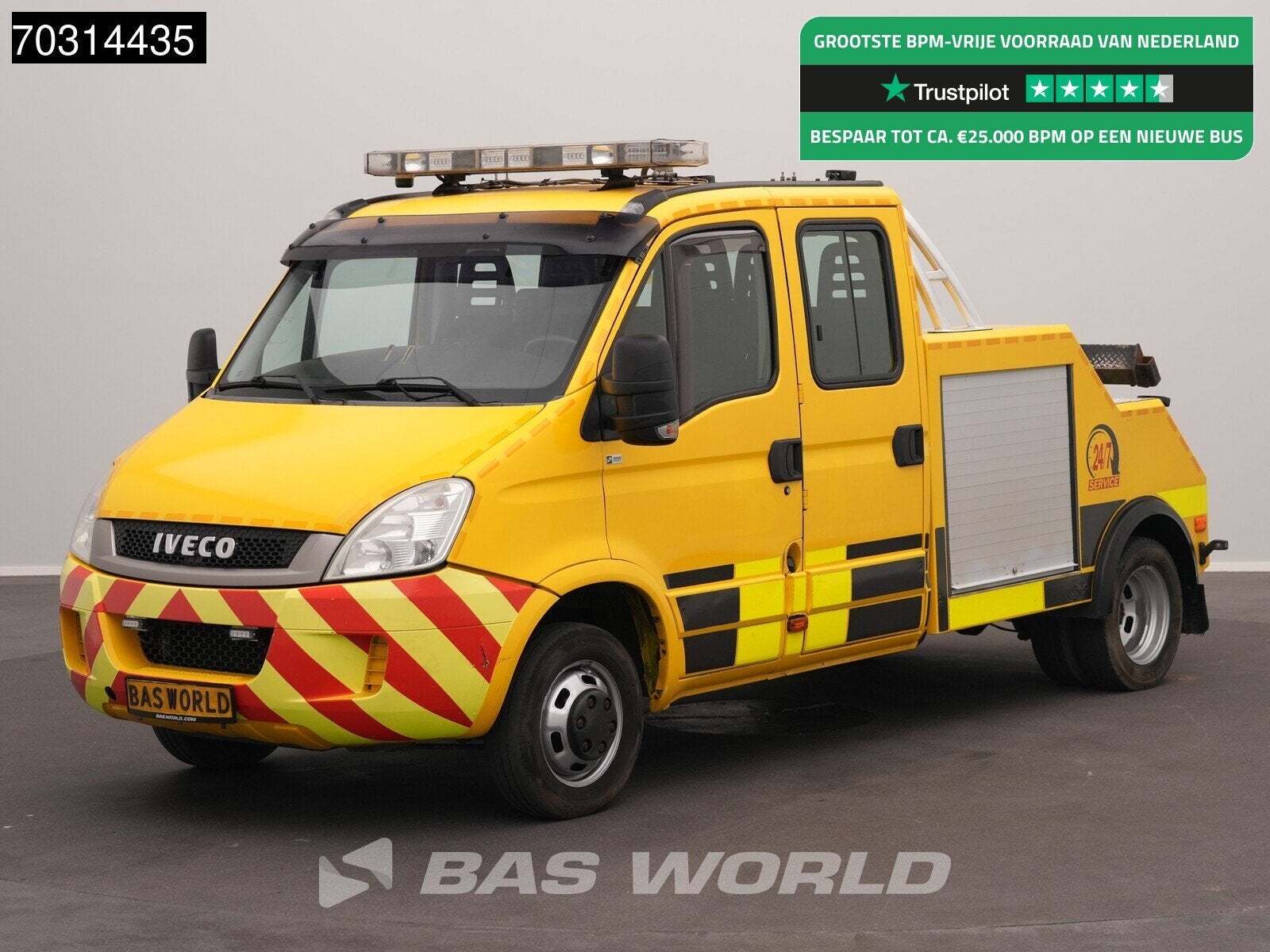Iveco Daily 50C17 3.0L Dubbellucht 170PK Servicevoertuig Dub, Auto's, Euro 5, Stof, Gebruikt, 4 cilinders