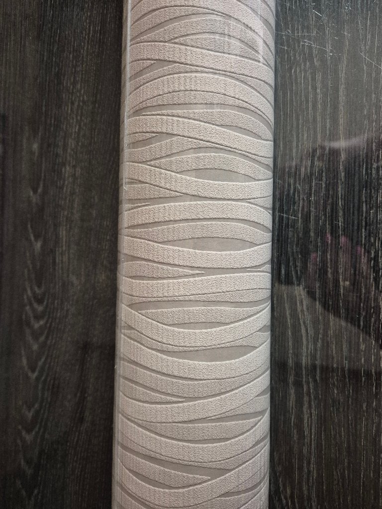 4 rollen vliesbehang = 12 lopende meter, 25 à 50 m², Moderne, Beige, Autres marques