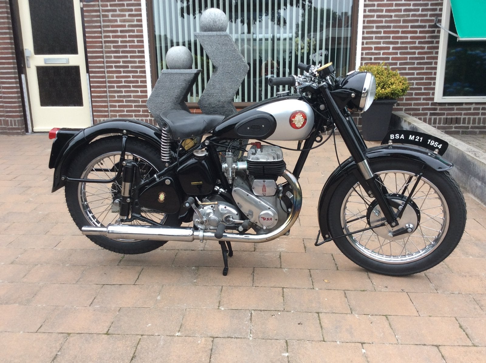 BSA M21 Top staat 600 cc., Motos, Motos | Oldtimers & Ancêtres, Autre, 1 cylindre, Neuf, Enlèvement