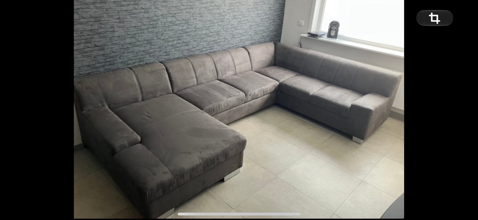 Hoeksalon, Huis en Inrichting, Ophalen, Hoekbank, 300 cm of meer, Zo goed als nieuw
