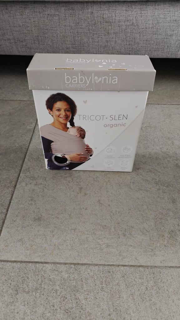 Babylonia Tricot Slen draagdoek (biologisch katoen), Kinderen en Baby's, Overige merken, Draagdoek, Ophalen of Verzenden, Zo goed als nieuw