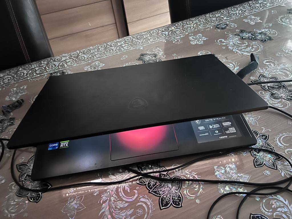 MSI GAMING LAPTOP GS76 STEALTH (bekijk beschrijving), Computers en Software, Windows Laptops, Zo goed als nieuw, Gaming, Ophalen