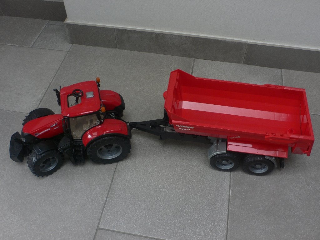 speelgoed tractor +aanhangkar, Kinderen en Baby's, Ophalen