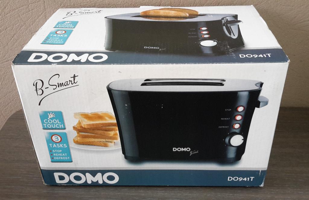 Broodrooster DOMO DO941T ( NIEUW ), Ophalen of Verzenden, Nieuw, Uitneembare kruimellade