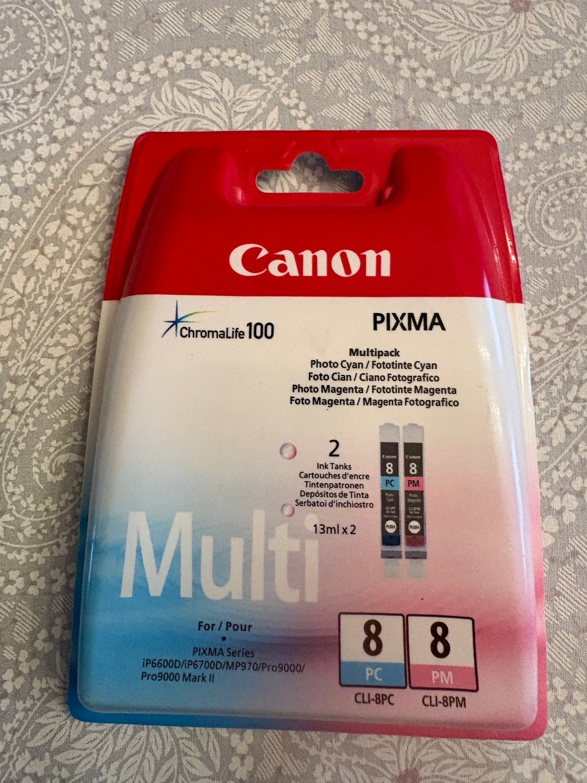 Canon Pixma inkt cartridge CLJ-8PC + CLJ-8PM, Computers en Software, Ophalen, Nieuw, Cartridge