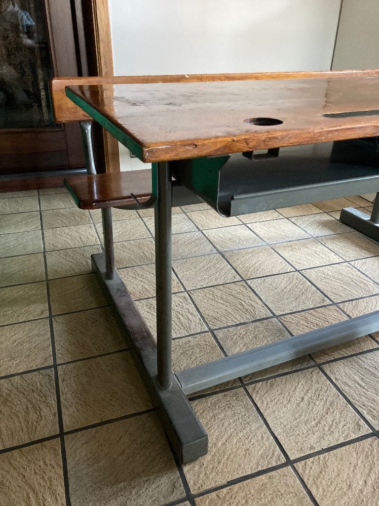 schoolbank, Huis en Inrichting, Bureaus, Ophalen, Gebruikt, Hout, Kinderbureau