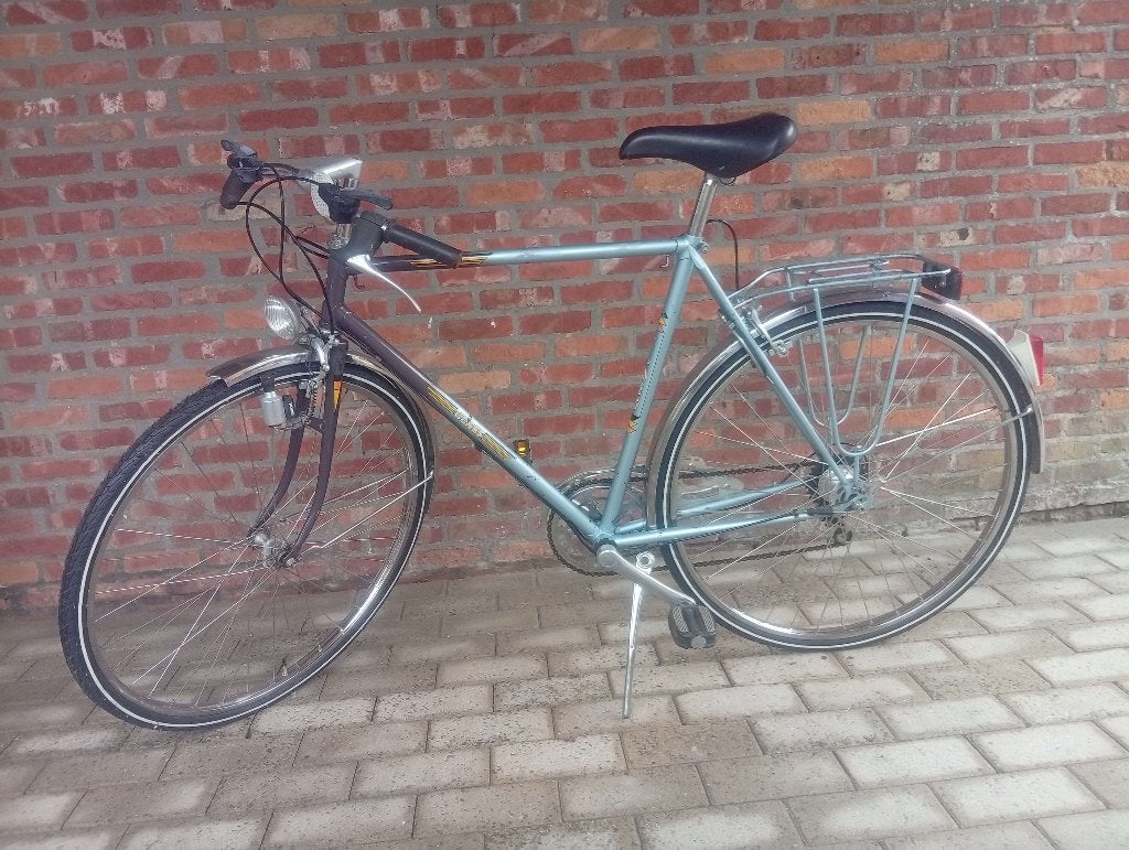 retro herenfiets, Ophalen