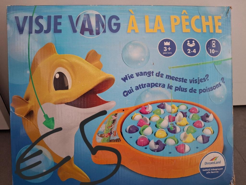 Gezelschapsspel - Visje vang, Ophalen, Gebruikt