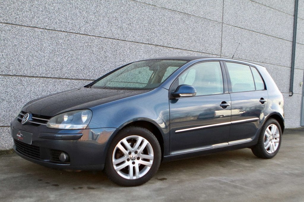 Volkswagen Golf 1.6i Edition (bj 2008), 75 kW, Stof, 4 cilinders, Blauw