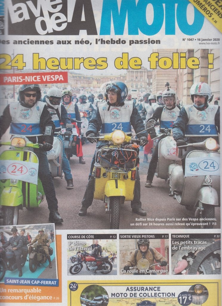 Scooter Vespa collection Paris Nice, Livres, Journaux & Revues, Envoi, Utilisé