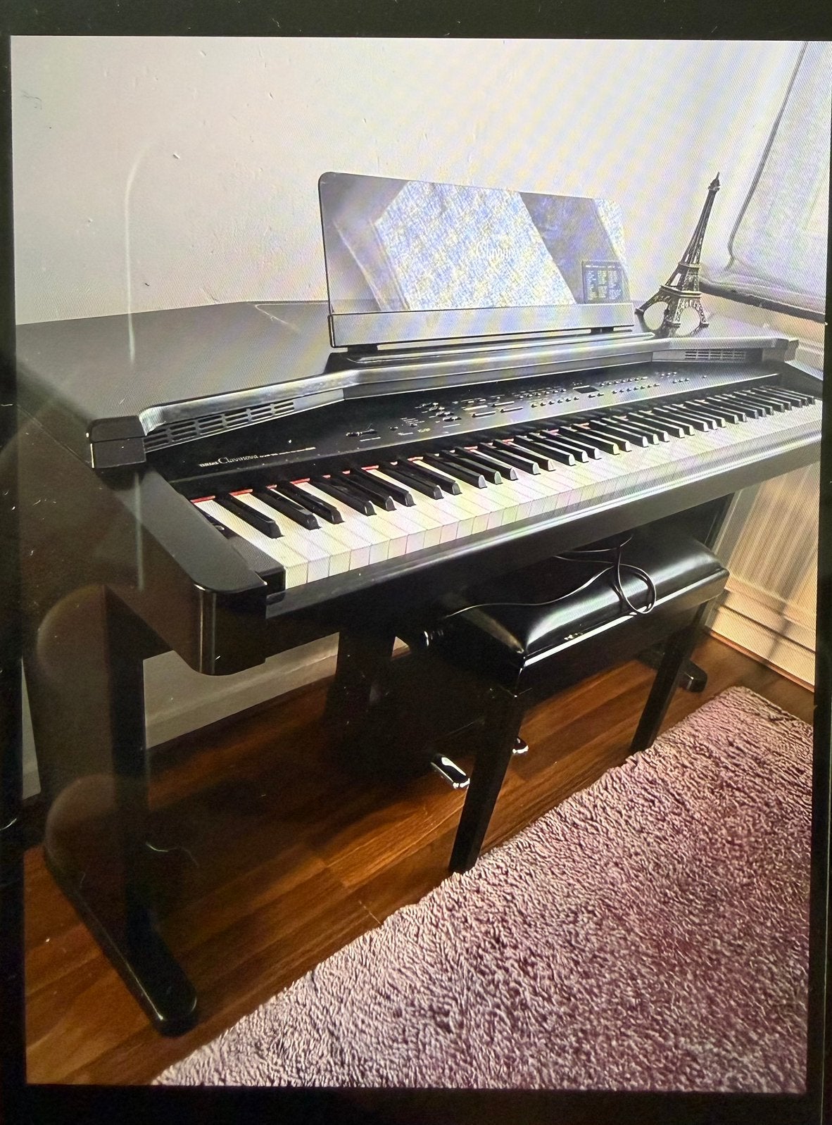 Digitalpiano Yamaha Clavinova CVP-35., Musique & Instruments, Pianos, Enlèvement, Comme neuf, Noir, Piano