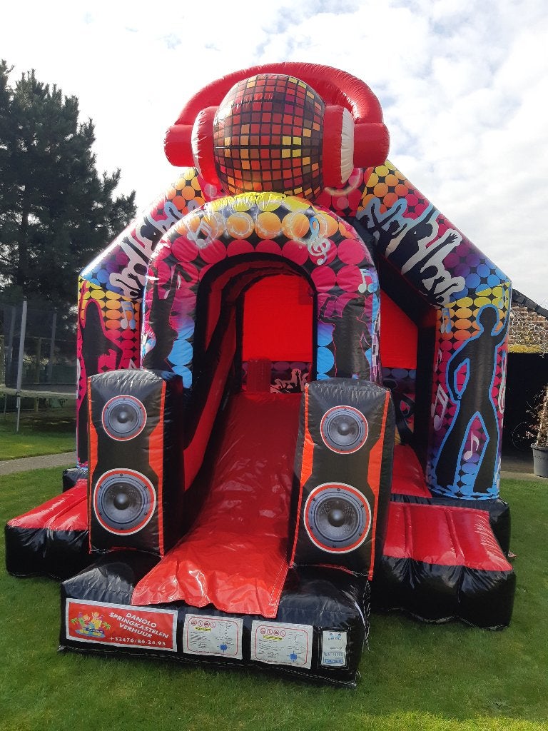 Springkasteel Disco, Ophalen, Zo goed als nieuw