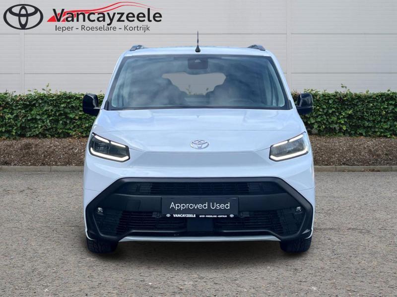 Toyota ProAce City Verso LWB Family 7pl+cam+gps+sens V+A+das, Auto's, Monovolume, ProAce, Wit, 130 pk