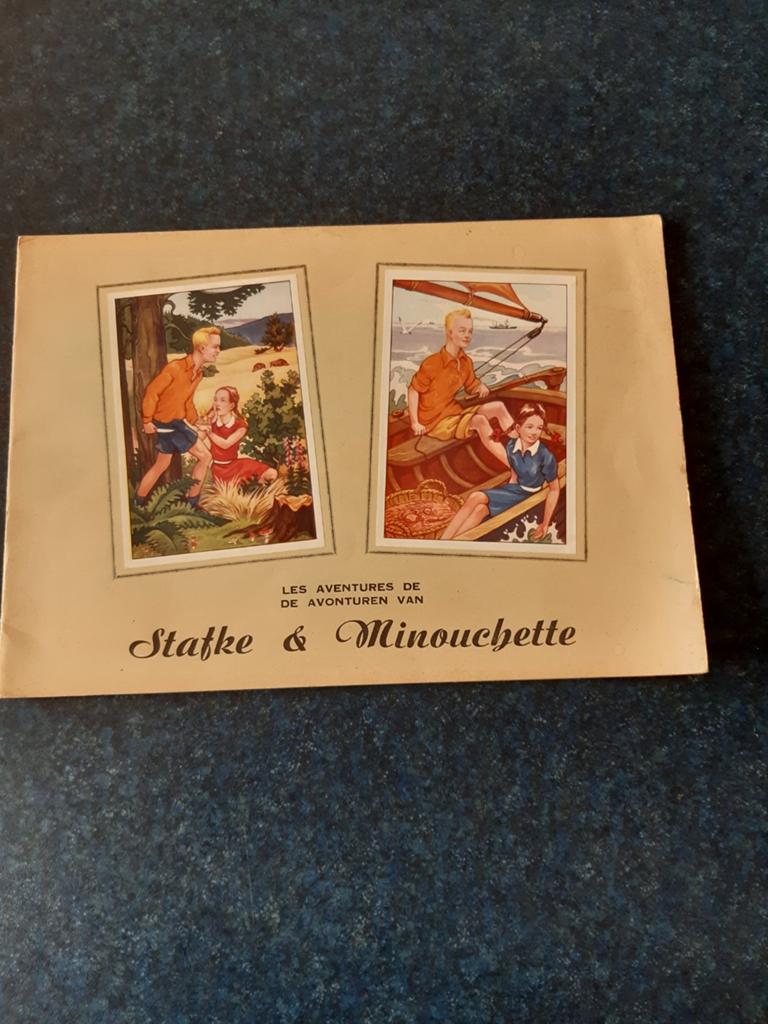 De avonturen van Stafke en Minouchette., Ophalen, Plaatjesalbum