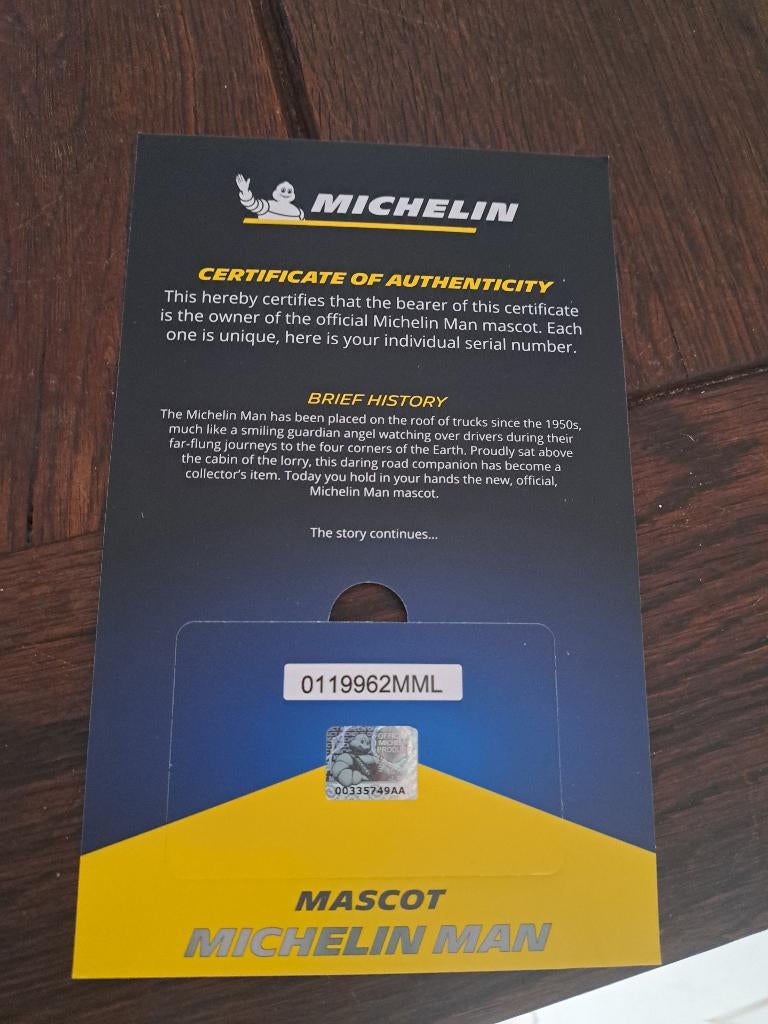 BIBENDUM NEUF DANS SA BOÎTE AVEC CERTIFICAT, Collections, Enlèvement, Neuf
