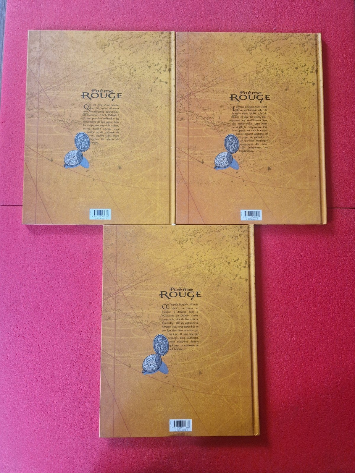 lot de 3 bd poème rouge 1 à 3,EO (intégrale de la série), Enlèvement ou Envoi