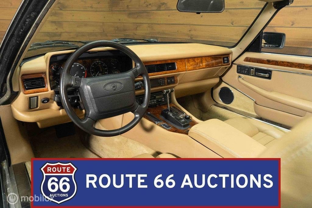 Jaguar XJS Cabriolet | 1994 | Route 66 Auctions, Auto's, Zwart, Bedrijf, Handgeschakeld, Overige carrosserie