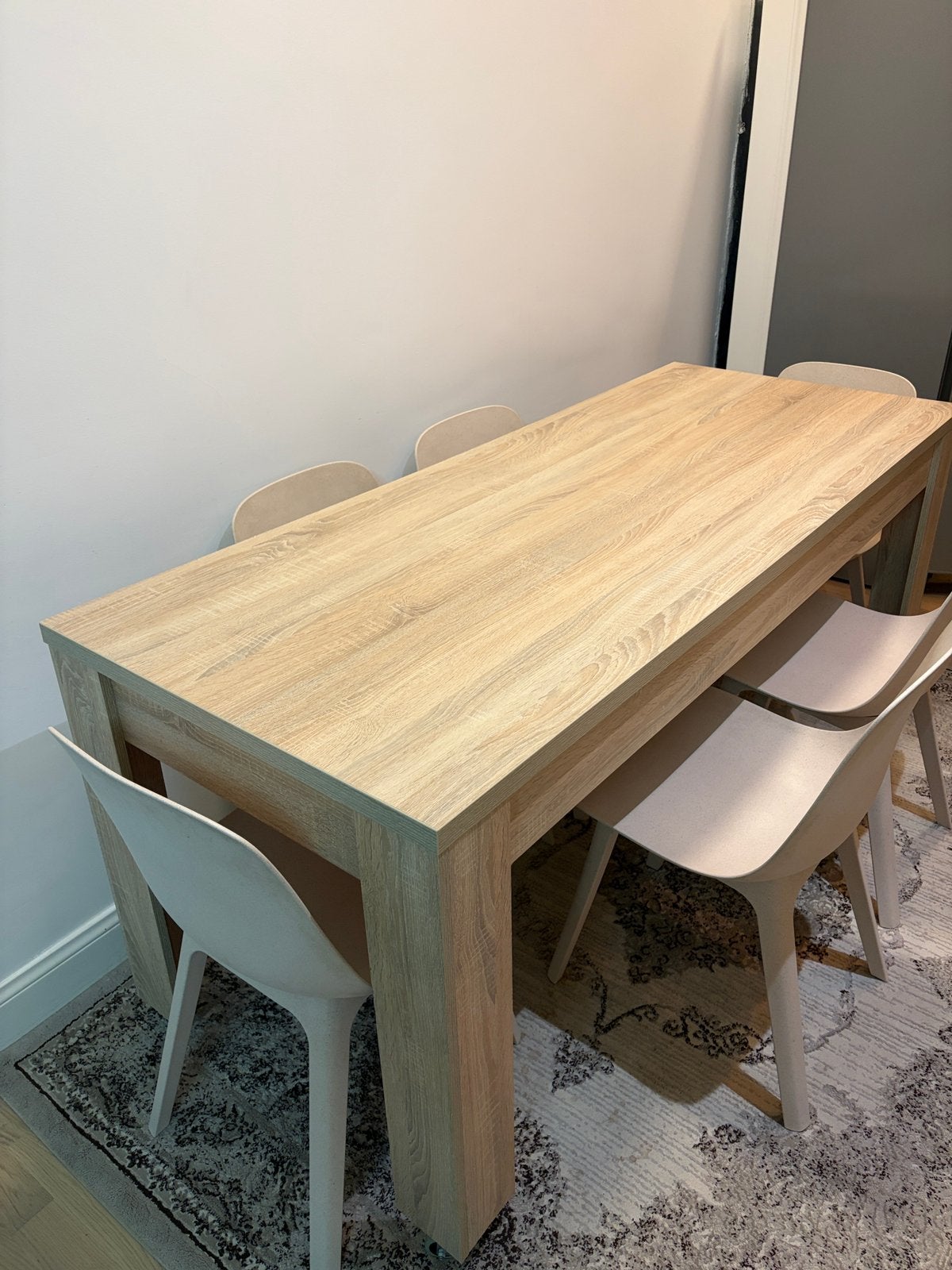Table moderne avec chaise Ikea, Enlèvement, Comme neuf