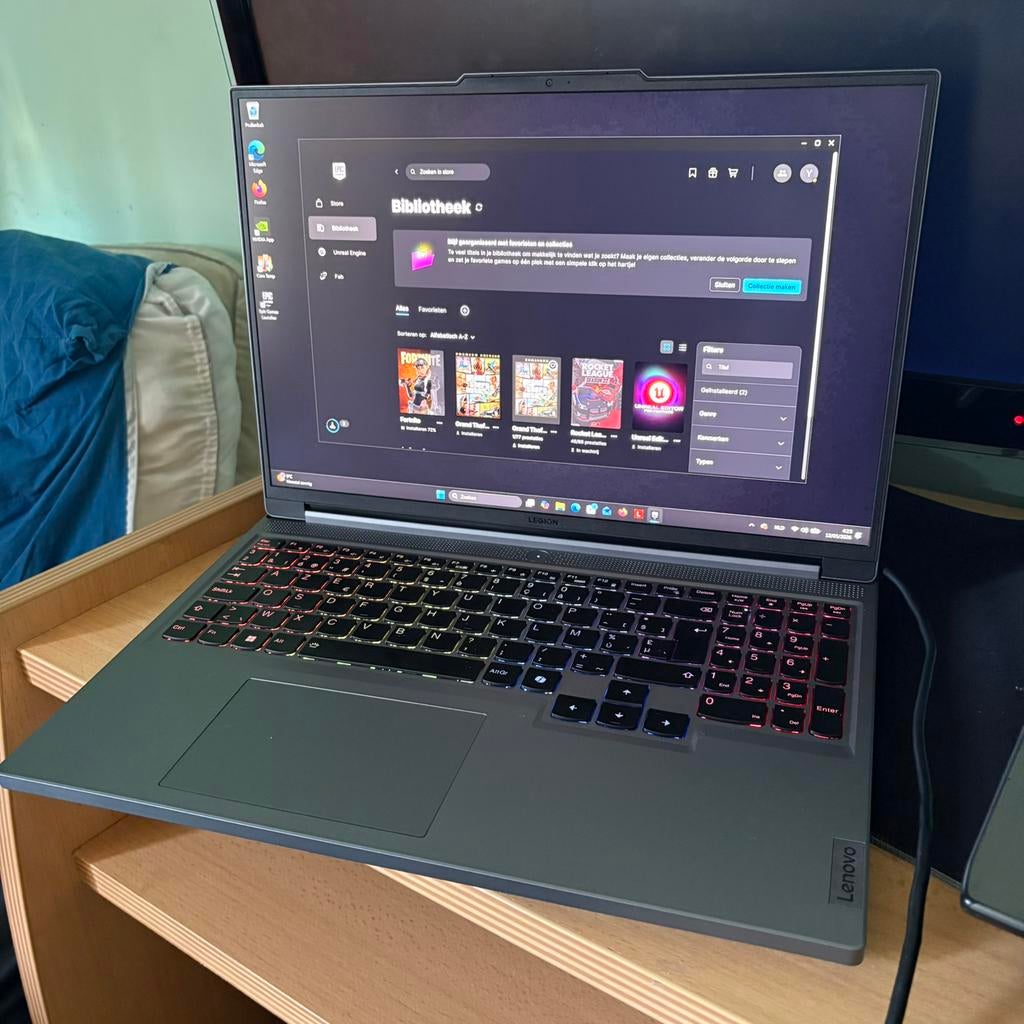 Gaming Lenovo legion slim5, Informatique & Logiciels, Enlèvement ou Envoi, Comme neuf, Gaming, SSD