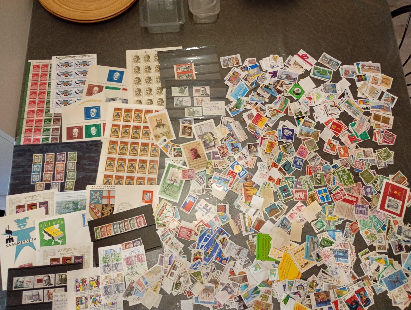 L86) grand lot de timbres allemands, Enlèvement ou Envoi