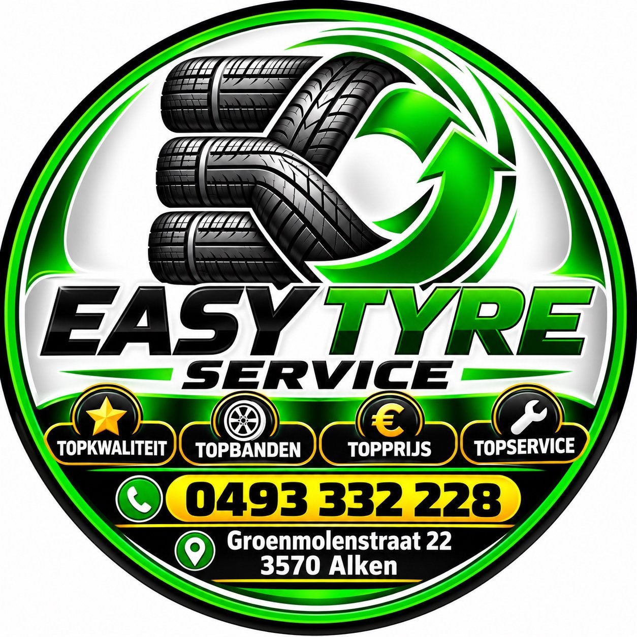 Topkwaliteit  Topbanden  Topprijs  Topservice, Auto-onderdelen, Ophalen of Verzenden