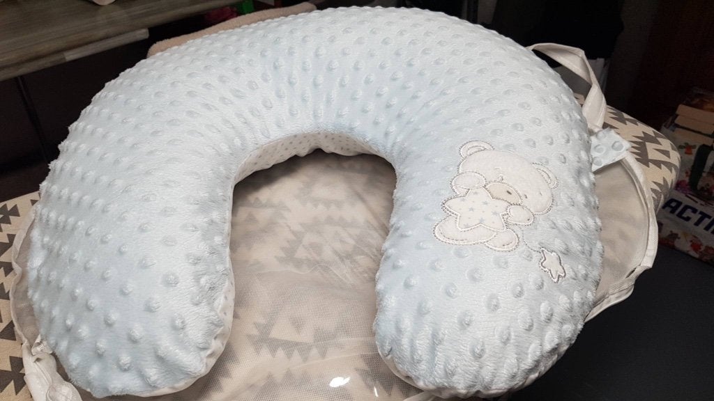 Coussin d’allaitement, Enfants & Bébés, Enlèvement, Comme neuf, Housse lavable/amovible