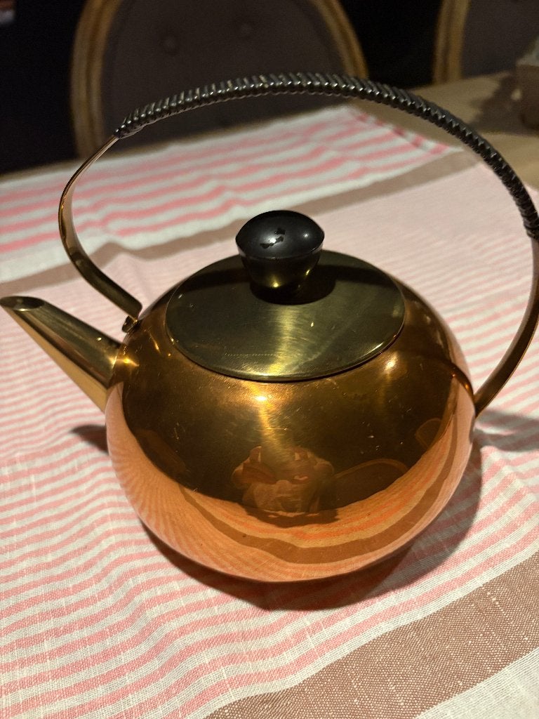 Vintage koperen fluitketel – Thekla Reinkupfer, Ophalen of Verzenden, Koper