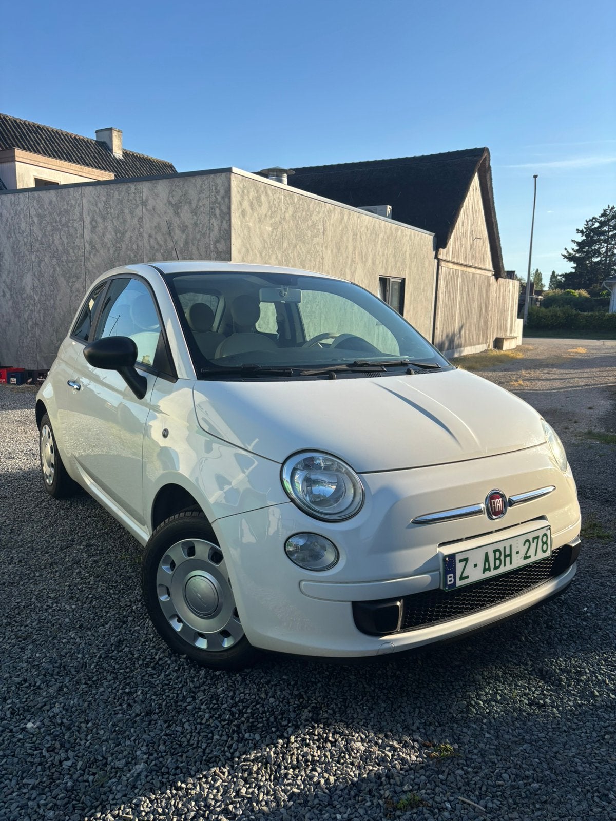 Fiat 500 Pop 1.2 benzine/bouwjaar 2009/ gekeurd voor verkoop, Autos, Achat, Entreprise, Bleu, 2 portes