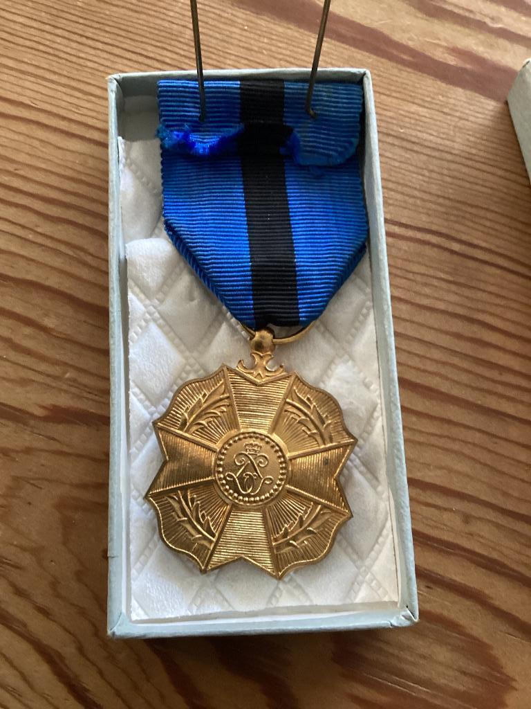 ereteken Orde Leopold II WOI 14-18, Verzamelen, Militaria | Algemeen, Ophalen, Overige soorten, Lintje, Medaille of Wings