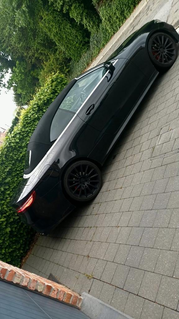 Mercedes e220d cabrio, Automaat, Cabriolet, Zwart, Leder