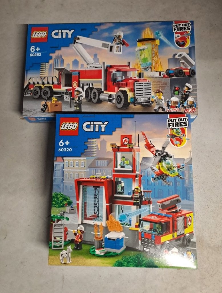 LEGO CITY 60262 + 60320, City, Lego, Nieuw, Ophalen of Verzenden